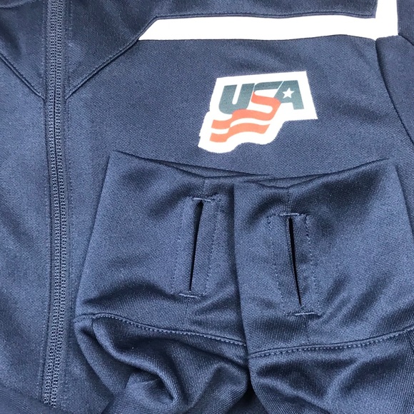 Nike USA Navy Blue  Dry Fit Jacket - Picture 5 of 7